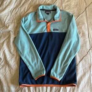 Patagonia - Men's Lightweight Synchilla® Snap-T® Fleece Pullover - Medium - blue